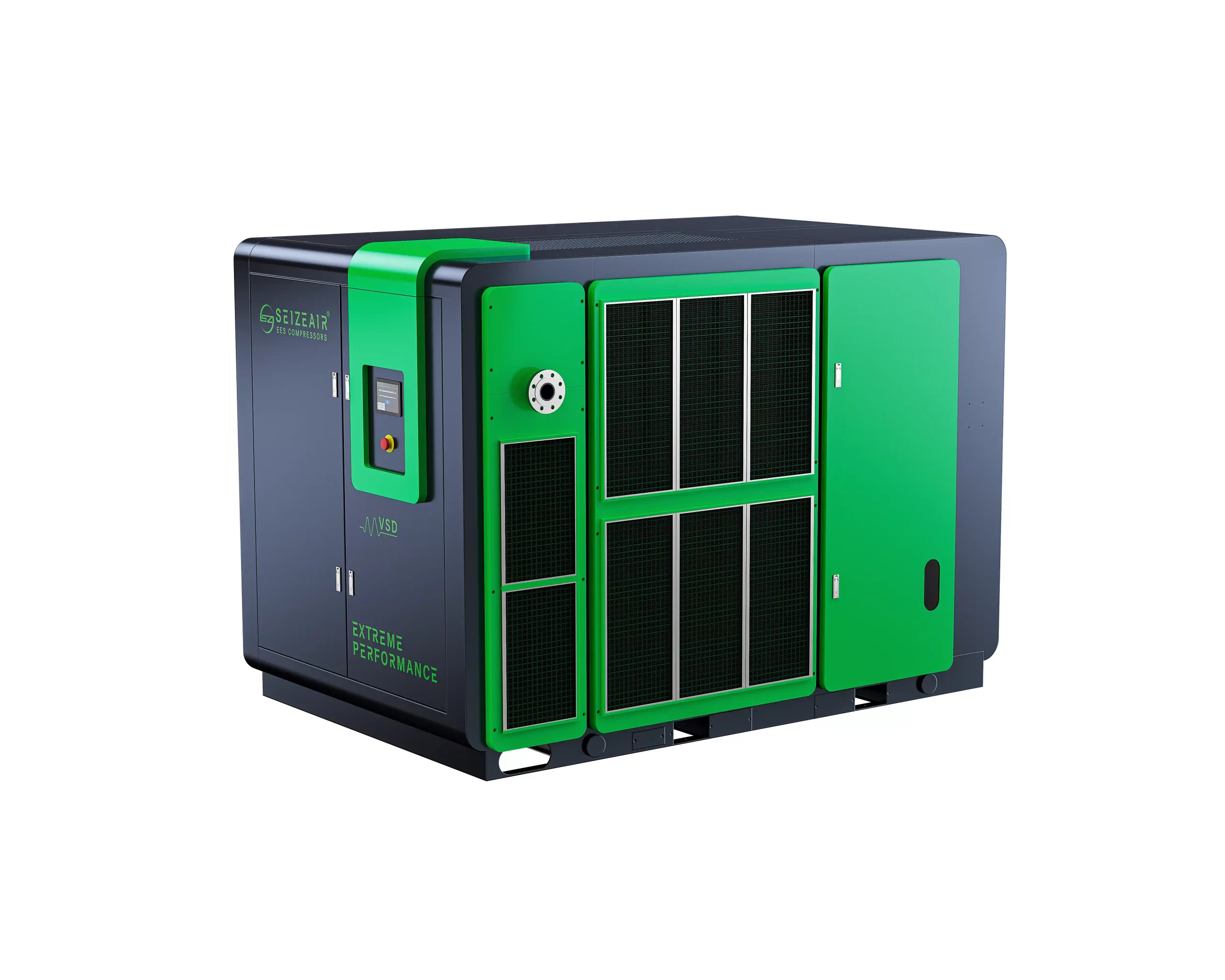 Permanent magnet variable frequency low pressure customized screw air compressor
