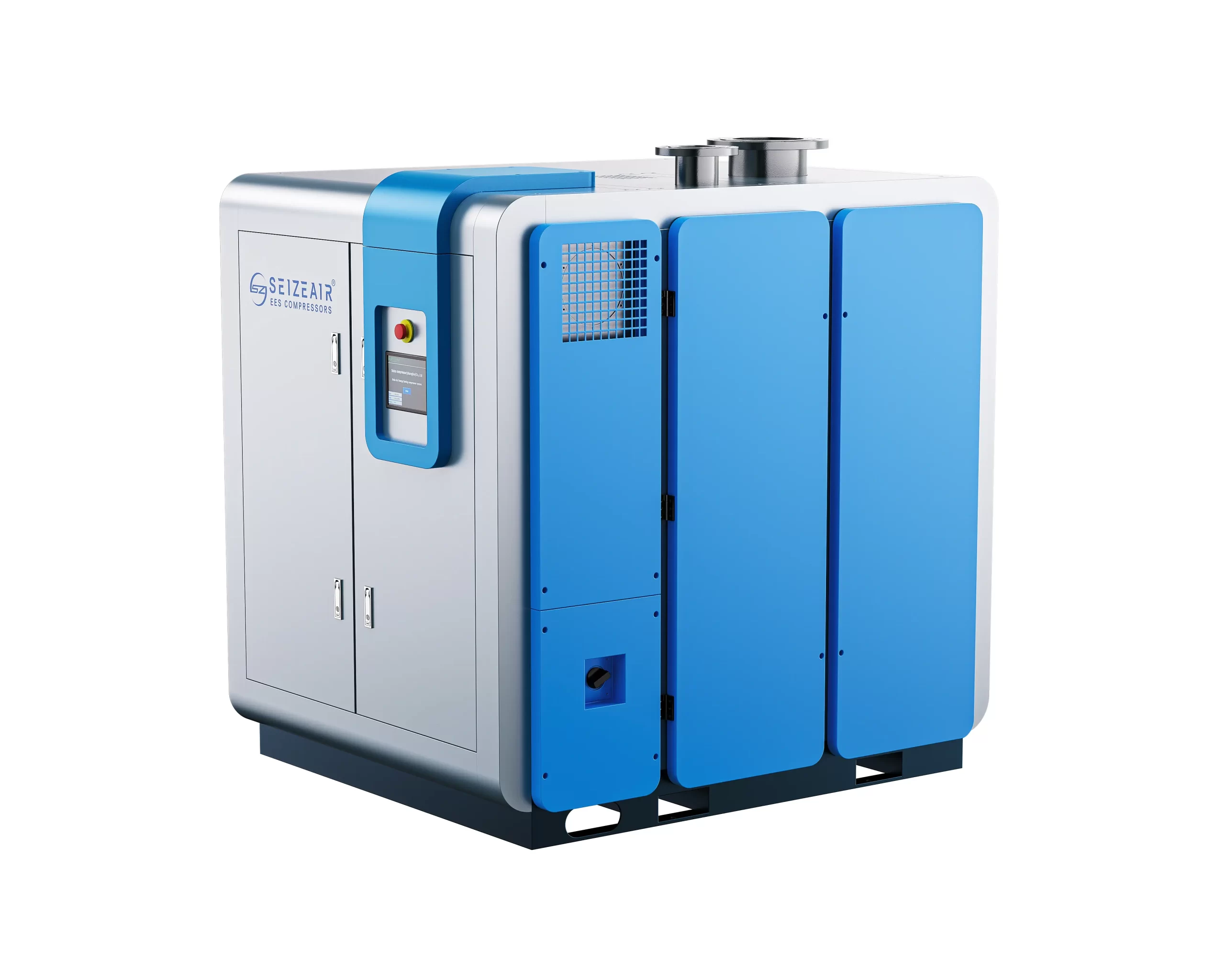 Oil-free screw blower