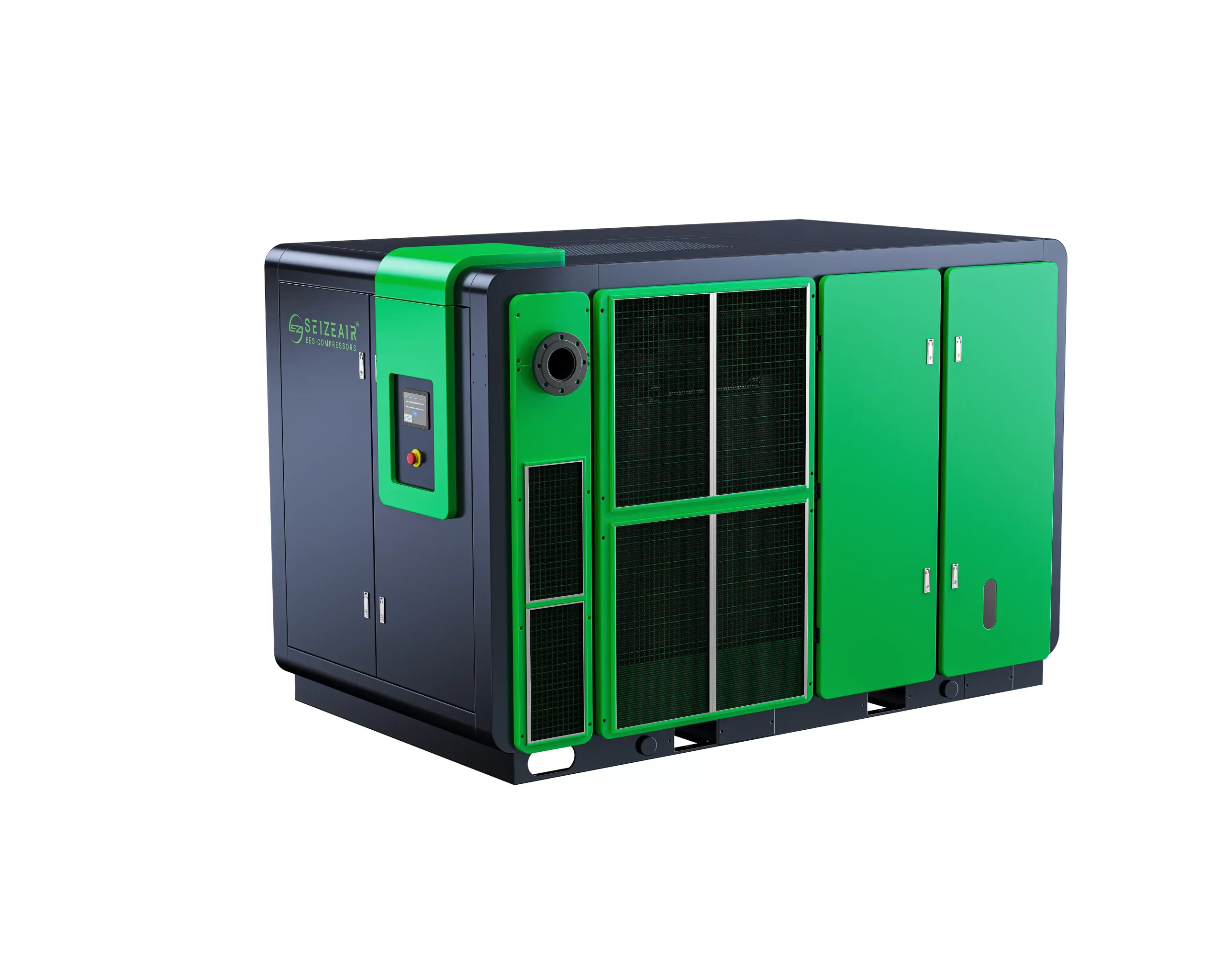 Permanent magnet variable frequency single-stage screw air compressor