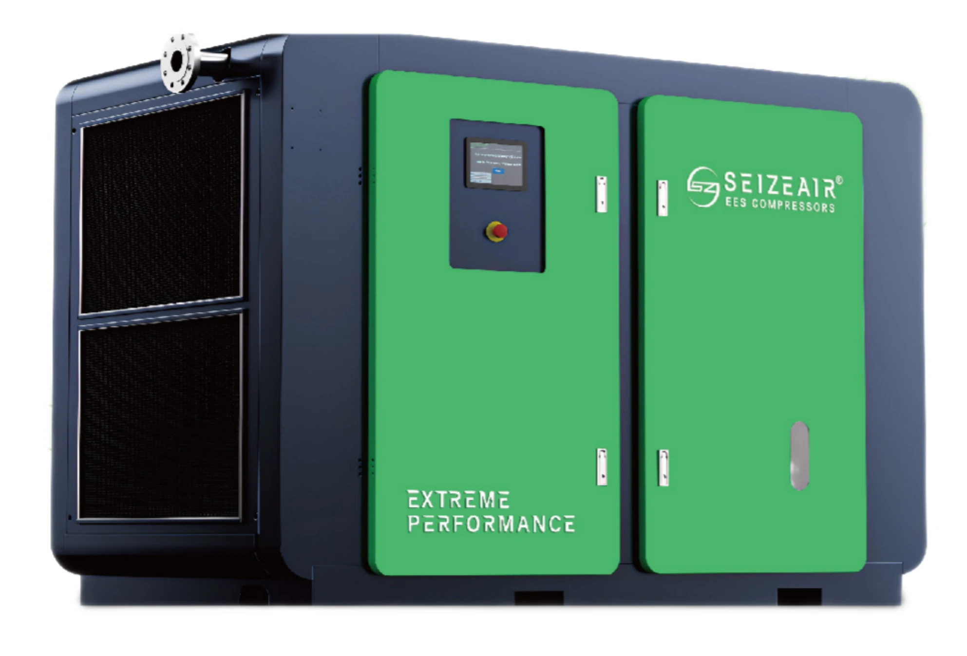 Permanent magnet variable frequency single-stage screw air compressor